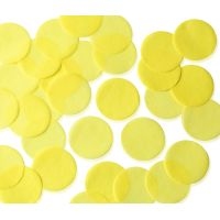 25mm YELLOW Circular Tissue Confetti 100 gr