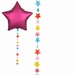 Multicoloured Star Balloon Tails 